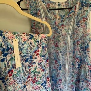 Cute top & skirt set